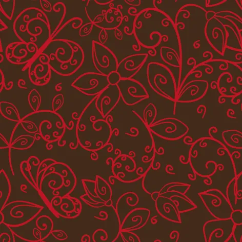 Transfer Sheets; Red Flowers - Bag of 30